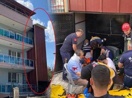 Manisada feci kaza! 10 metreden yere çakıldı .